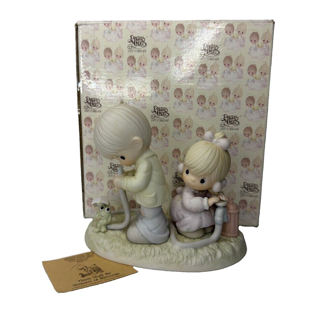 Precious Moments 1989 There Shall Be Showers Of Blessings Figurine 522090 Gift